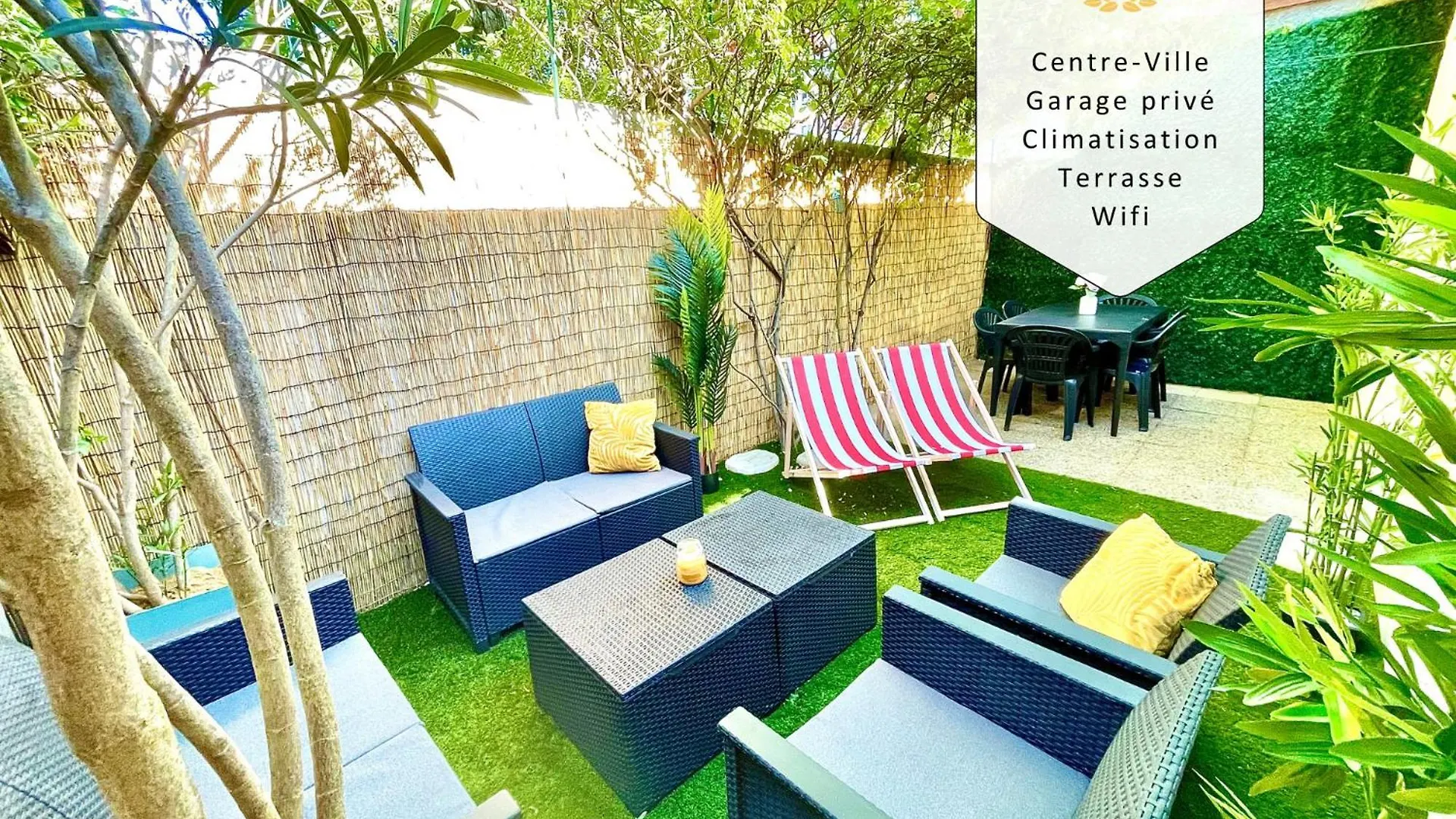 Bngo I Maison Terracotta I Jardin, Garage, 3 Chambres, 9 Personnes location